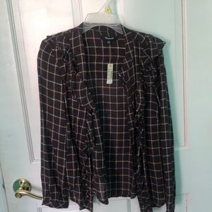 Madewell Ruffle Flannel